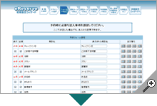 フォームの設定